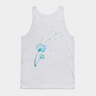 Dandelion Watercolor Painting 2 Tank Top